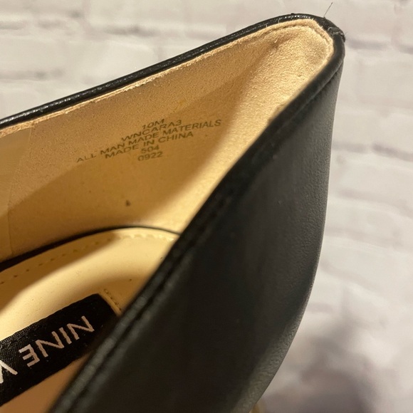 Nine West Black Pointed Toe Heels - Picture 7 of 8